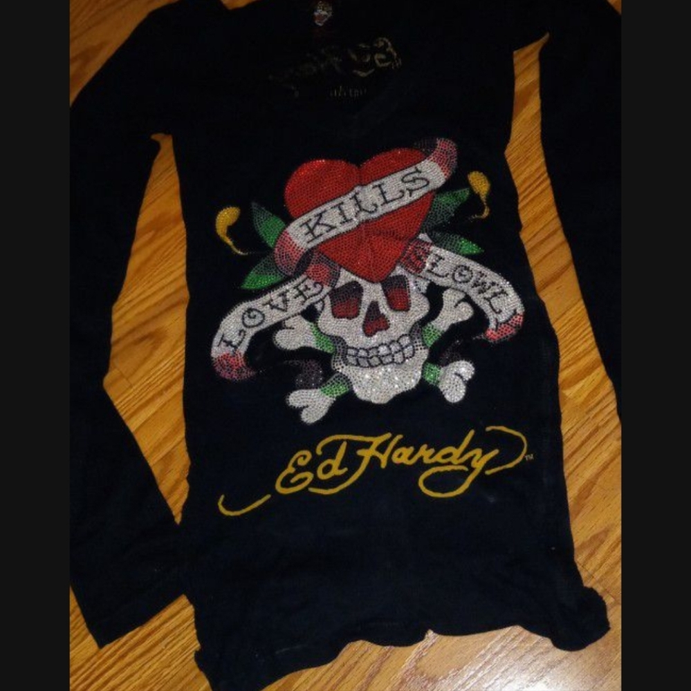 ED HARDY SHIRT XS